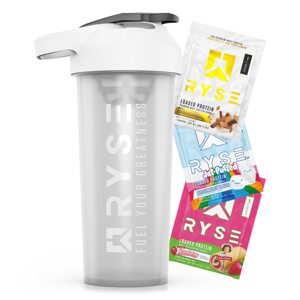 Loaded Protein Samples Variety Pack + Free SportShaker - Balanced Performance Protein Edition